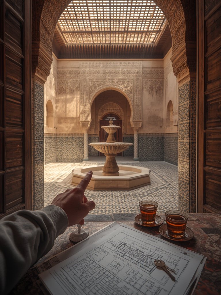 riad for sale Marrakech Medina - Illustration 2